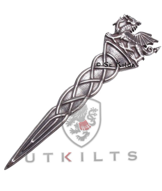 'The Dragon' Package - Dragon Brooch, Buckle, and 1 kilt pin